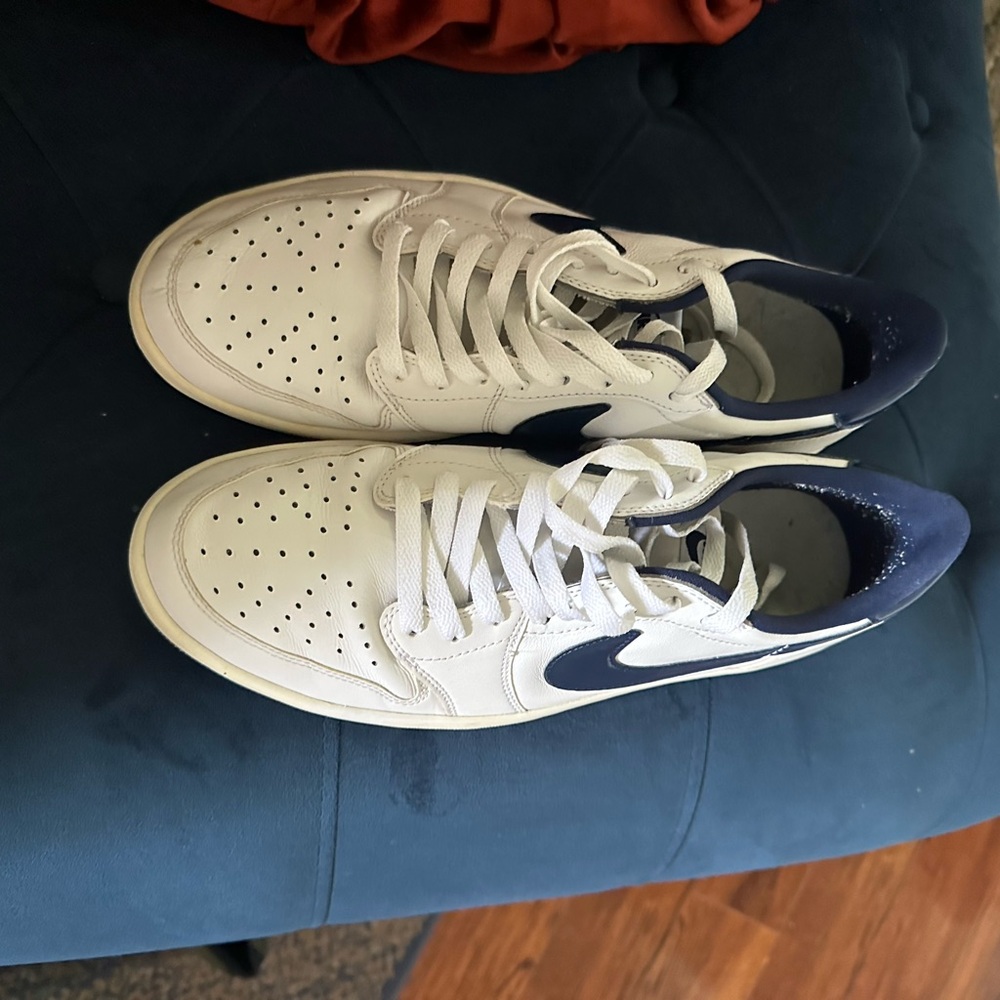 Jordan 1 Blue Metallic Low